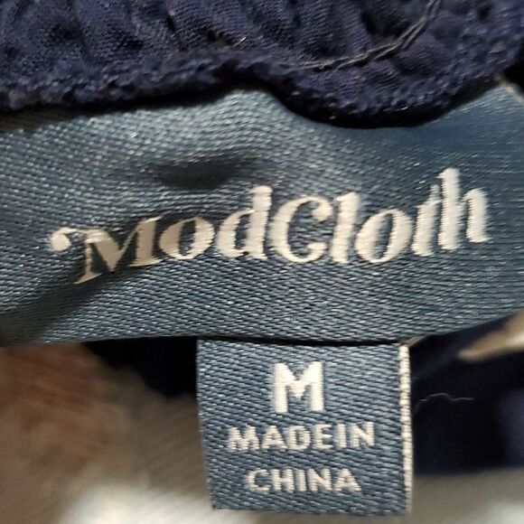 NWT Modcloth Navy Blue Halter Romper - Picture 10 of 10